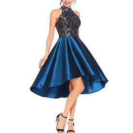 Elegant , Blue Dress